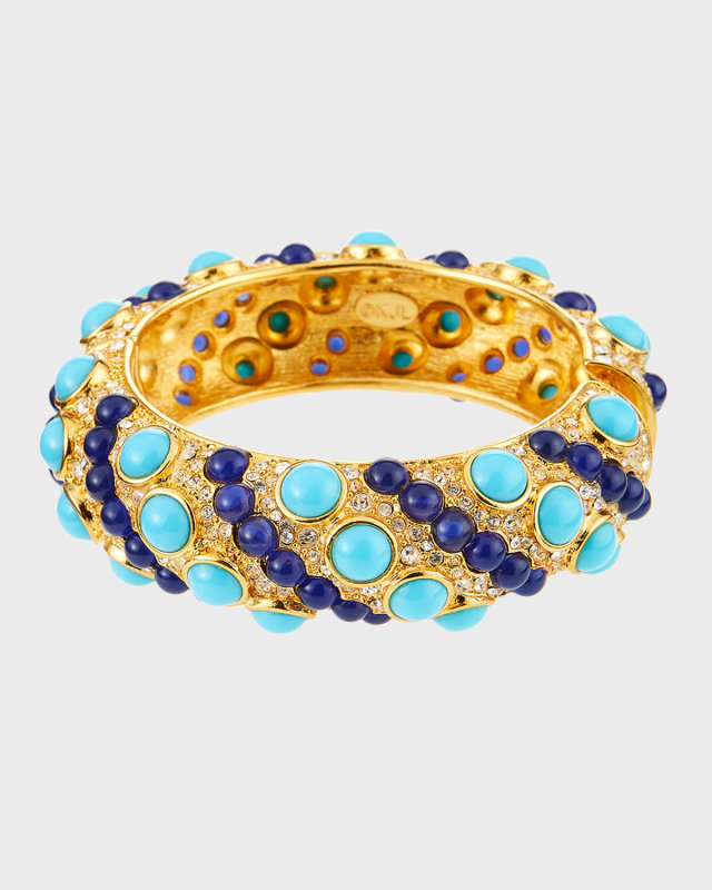 Hinged Rhinestone Bracelet